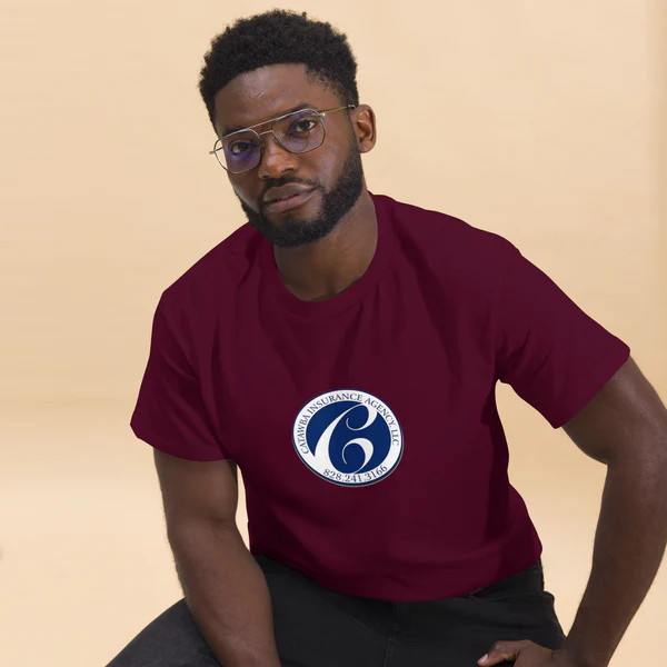 Custom Blue Agency Branded T-Shirt