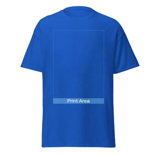 Custom Blue Agency Branded T-Shirt