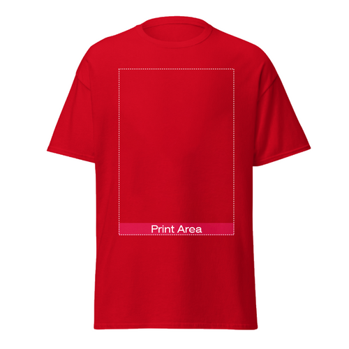 Custom Red Agency Branded T-Shirt